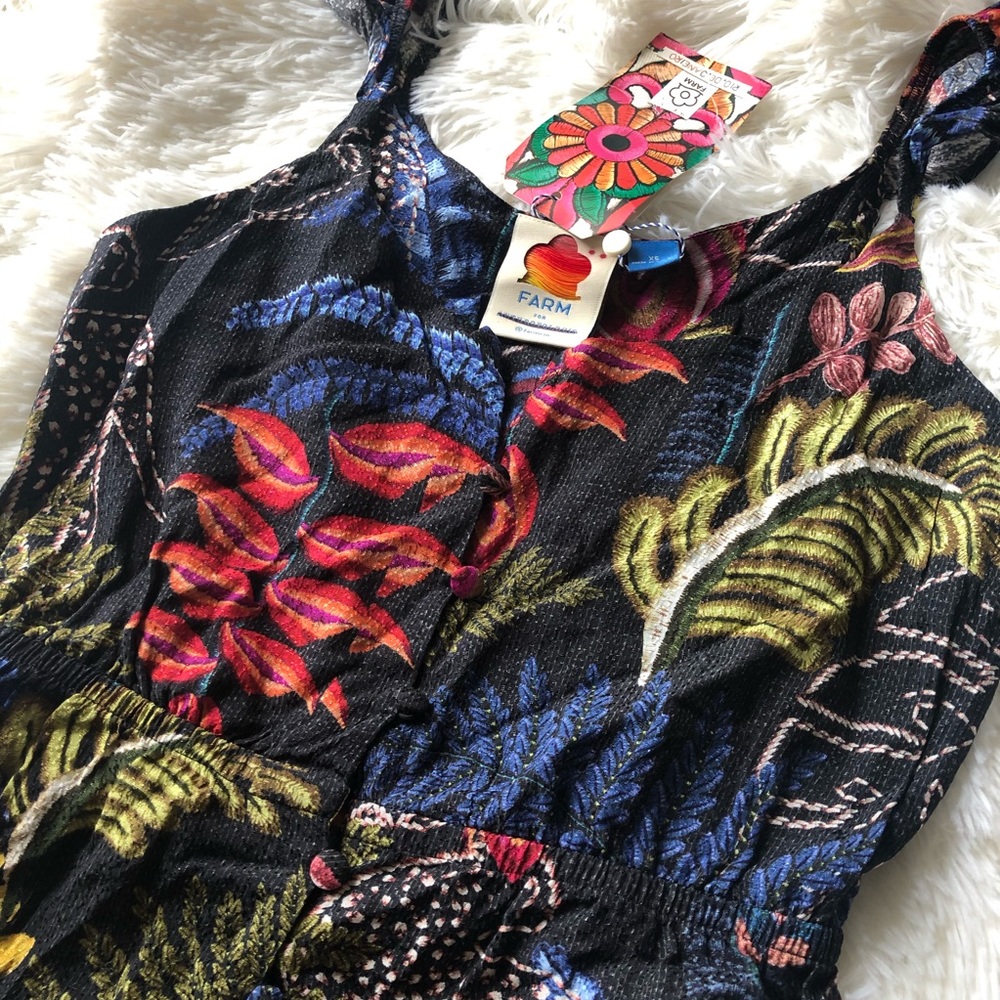 Anthropology Farm Rio Ruffled Floral Tank - Picture 10 of 12
